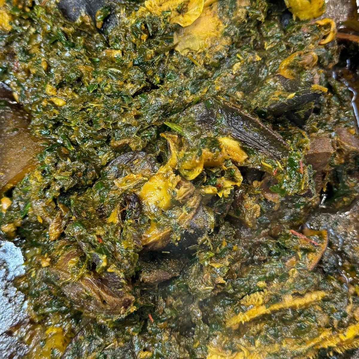 Afang Soup - Nigerian food delivery Leeds | Gladilicious Kitchen