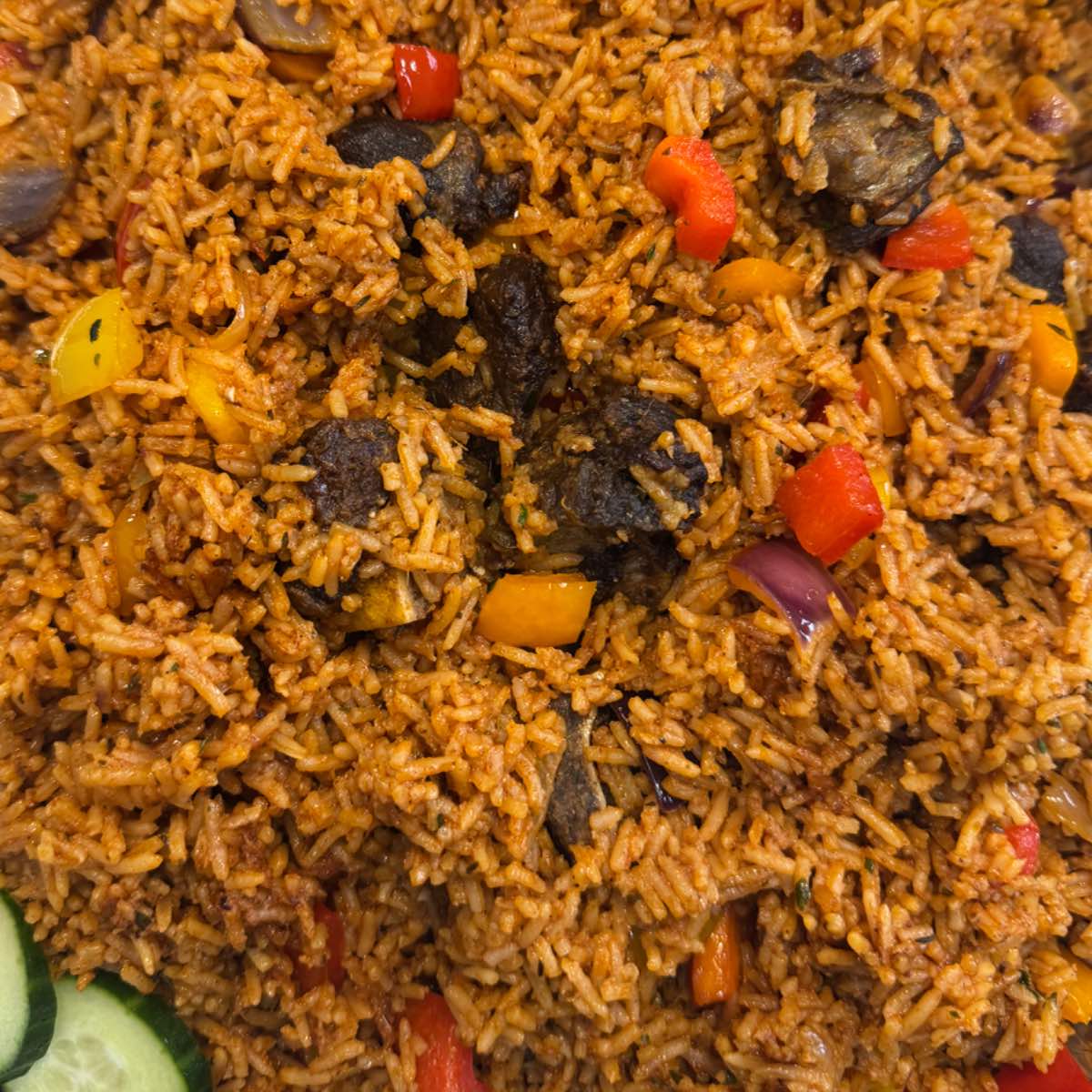 Asun Jollof Rice  - Nigerian food delivery Leeds | Gladilicious Kitchen