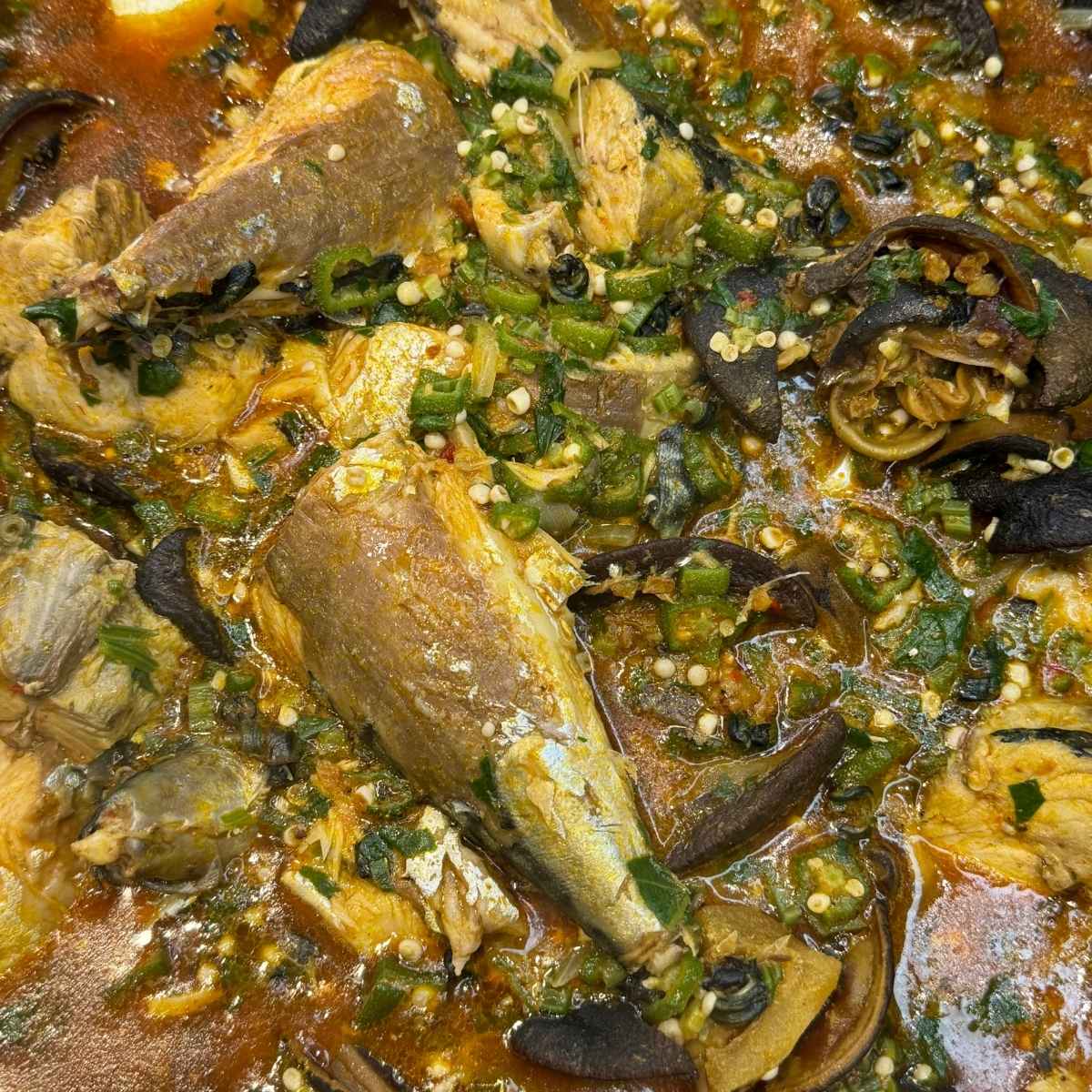 Seafood Okra Soup - Nigerian food delivery Leeds | Gladilicious Kitchen