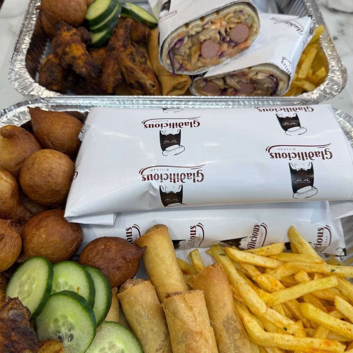 Shawarma Platter - Nigerian food delivery Leeds | Gladilicious Kitchen
